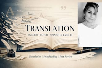 translate english dutch spanish to czech