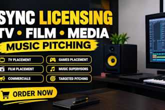 pitch your music for sync licensing TV film and media