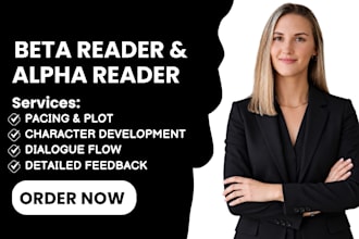 beta read your ya, romance, fantasy, or cozy mystery novel and give feedback