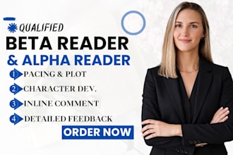 beta read your ya, romance, fantasy, or cozy mystery novel and give feedback