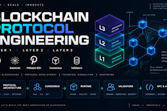 develop and architect your blockchain protocol or layer 1