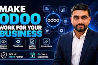 do odoo development customization and develop custom modules