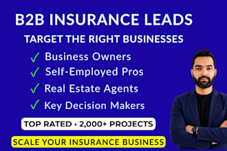 generate targeted b2b insurance leads for agents, brokers and agencies