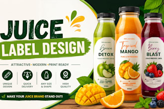 design supplement label, vitamin label, protein, capsules and gummies label
