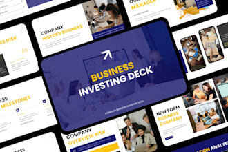 design investment memorandum pitch deck commercial property slides on canva