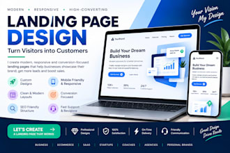design product landing page