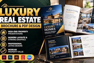 real estate brochure, real estate flyer, property brochure, brochure design