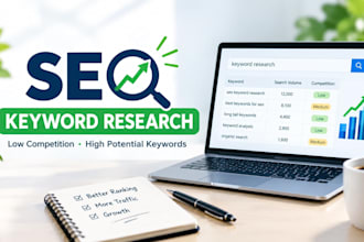 do seo keyword research and find low competition