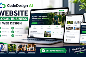 create codedesign ai website local business website ai web design services