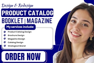 be your brand strategist product booklet catalog brochure design product design