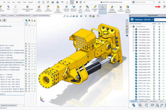 do cad modelling for electronic, mechanical and plastic product in solidworks