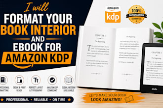 format your book interior ebook for amazon KDP