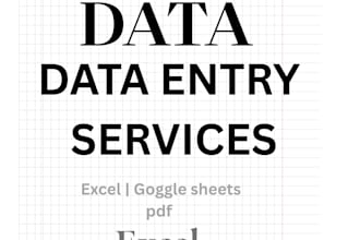 do accurate data entry, excel and google sheets work