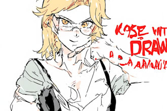 draw commission into anime or manga style art