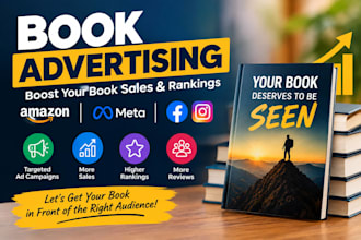 create and manage amazon and social media ads for your book launch