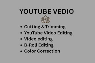 professionally edit your youtube videos for an engaging audience