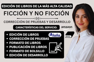 corrección de pruebas y edición de libros su manuscrito libro novela enespañol