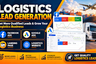 generate logistic leads trucking lead transportation and build logistics website