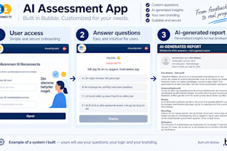 build an ai powered assessment app in bubble