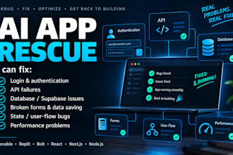 fix bugs in your lovable replit bolt or vibe coded web app