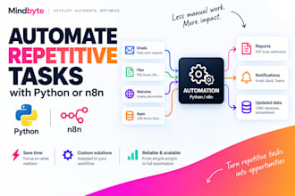 automate tasks with python or n8n