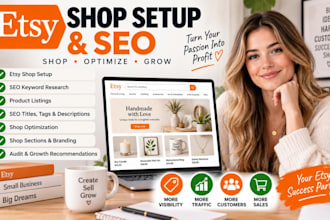 setup and optimize your etsy shop for etsy seo