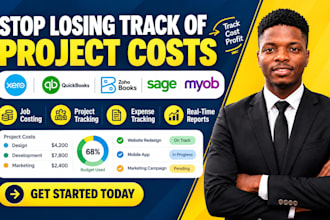do xero quickbooks zoho sage myob bookkeeping with job costing project tracking