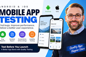 test android and ios apps for bugs with mobile QA testing and detailed reports