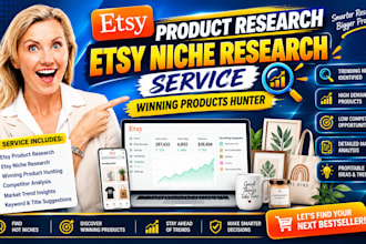 etsy product research etsy niche research service winning products hunter