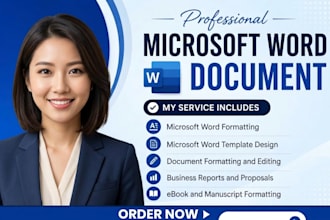 do ms word document formatting, layout and  redesign