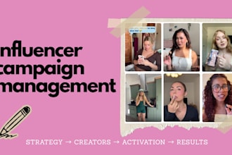 plan and manage your influencer campaign end to end
