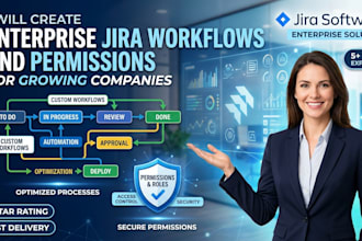 create enterprise jira workflows and permissions for growing companies