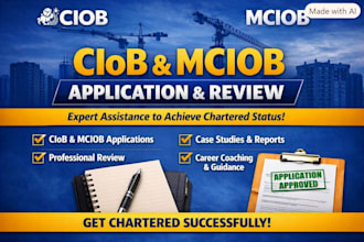 fast track your ciob, mciob, and fciob professional review application