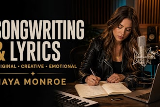 write original lyrics and songwriting for your song