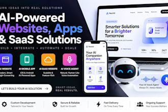 build ai website, ai mobile app, ai saas website, ai voice agent