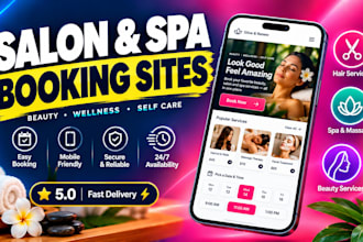 design squarespace website booking website salon spa beauty vagaro calendly
