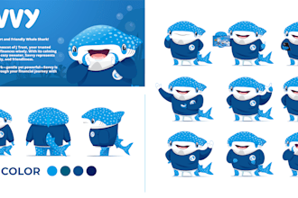 create vector characters and promotional materials