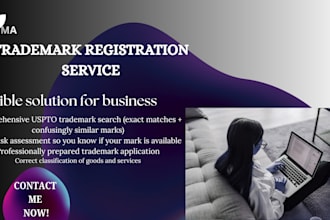 file your uspto trademark registration application, comprehensive search