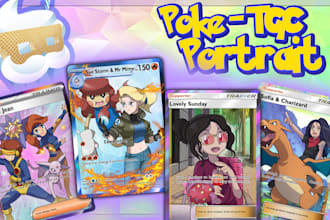 create trainer pokemon tcg portraits