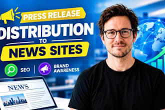 distribute your press release to news sites for SEO and brand awareness