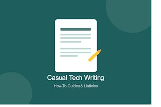 write engaging casual tech blog articles and how to guides