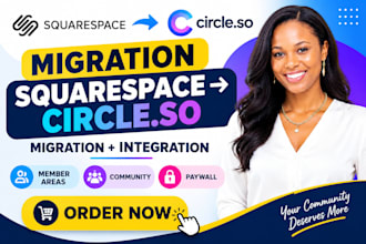 migrate squarespace to circle so and integrate circle so with squarespace