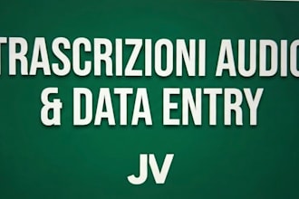 trascrizione audio o video in italiano