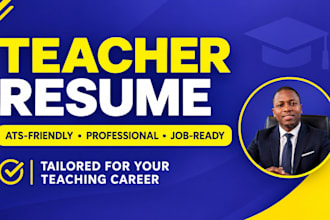 create an ats teacher resume and education CV