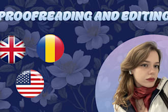 proofread and correct your english or romanian texts
