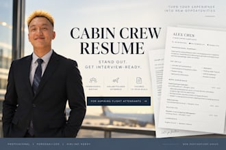 write a professional cabin crew resume