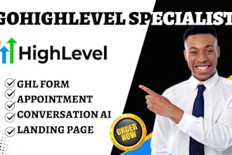 setup gohighlevel ai booking appointment form calender conversation integration