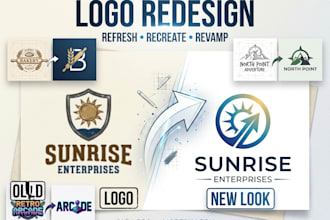 redesign, design, refresh, recreate your old logo