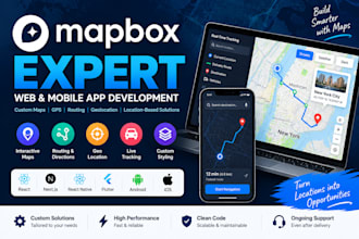 be your mapbox expert for web and mobile app development