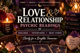 give you a psychic tarot love and relationship reading